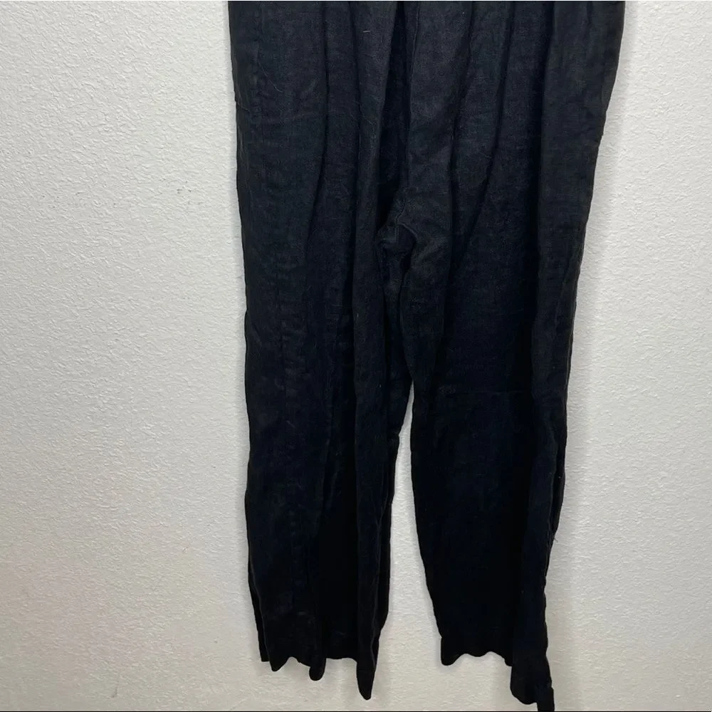 Reformation Black Linen Jumpsuit‎